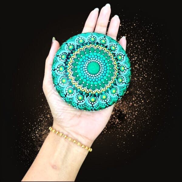 Mandala Stone ( Green ) - Image 2