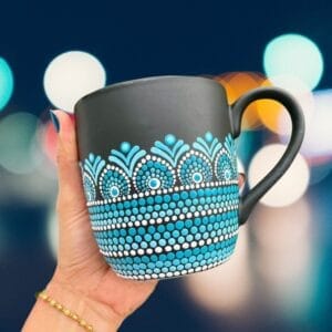 Mandala Coffee Mug (Blue)