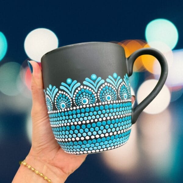 Mandala Coffee Mug (Blue)