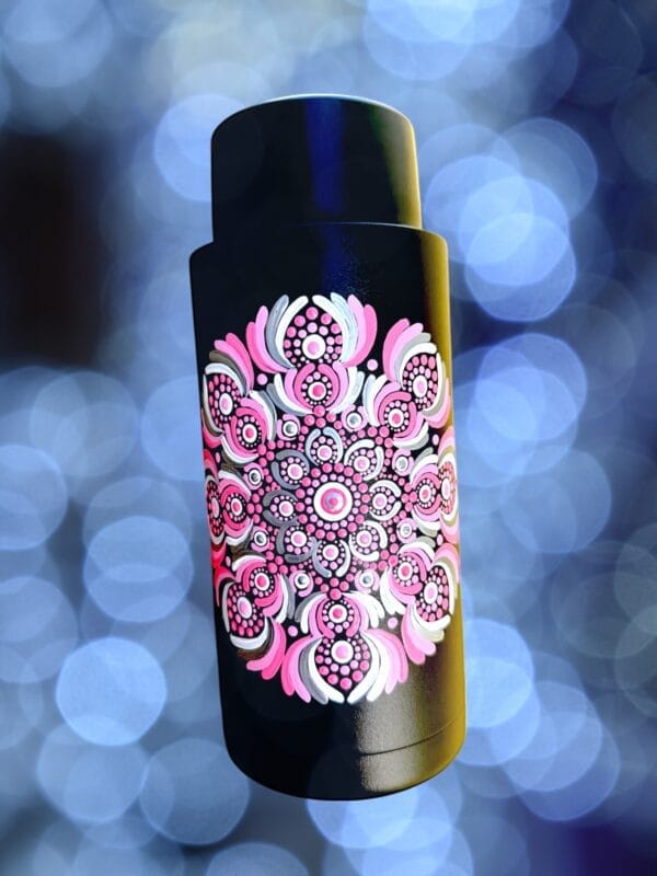 34oz Dot Mandala Water Bottle - Image 2