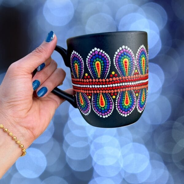 Mandala Coffee Mug ( Colorful ) - Image 2