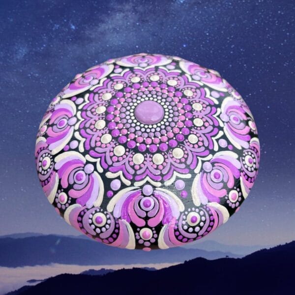 Mandala Stone (Purple) - Image 2