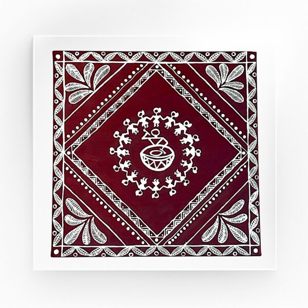 10”Warli Folk Wall Art