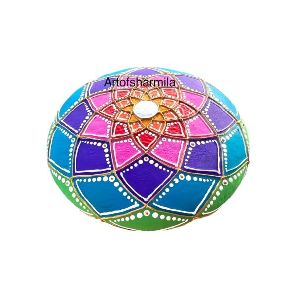 Mandala Stone Colorful