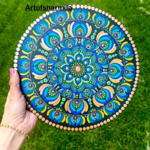 10” Dot Mandala artwork