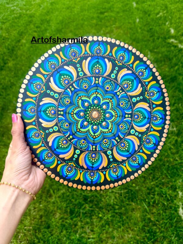 10” Dot Mandala artwork