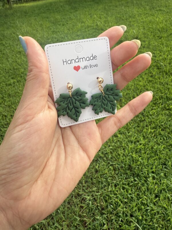Fall special mapel leaves earrings, - Image 3