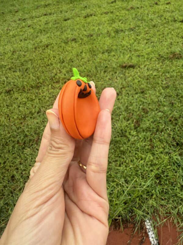 Handmade Polymer Clay Worry Stone – Pocket Buddy for Anxiety Relief, Emotional Support Thumb Buddy – Polymer Clay Fidget tool - Image 2