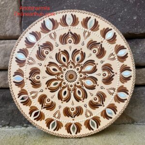 12” Dot Mandala artwork, mandala art