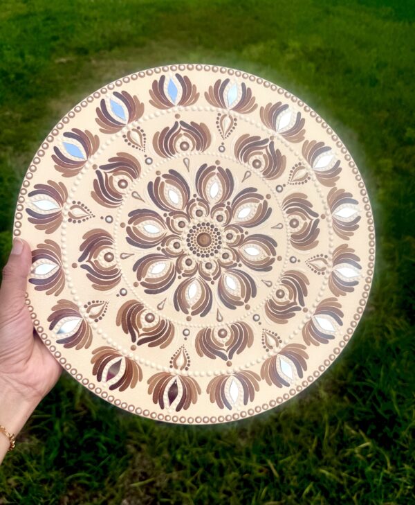 12” Dot Mandala artwork, mandala art - Image 2