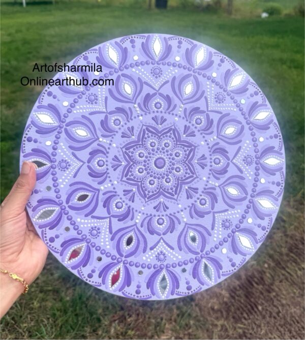 12” Dot Mandala artwork
