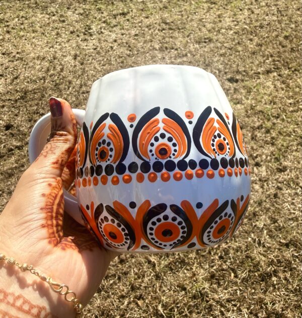 16oz  Large Mandala Mug. Halloween themed mug - Image 2